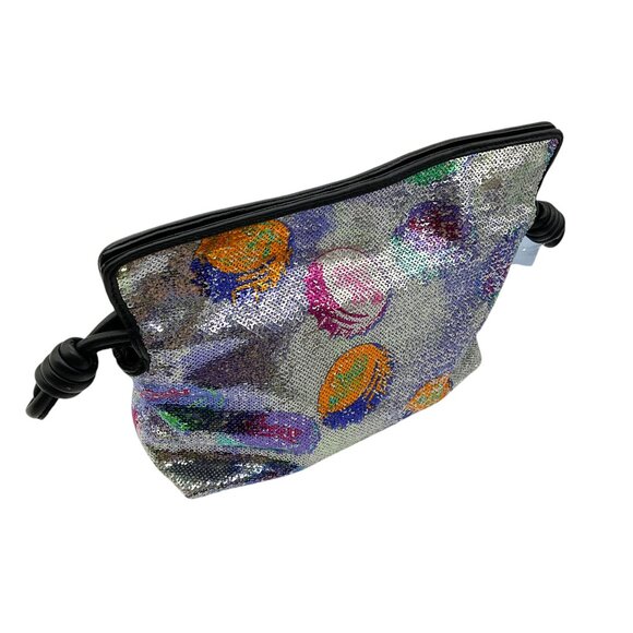 Loewe x Paula's Ibiza Flamenco Mini Sequin Clutch Bag - Picture 9 of 13